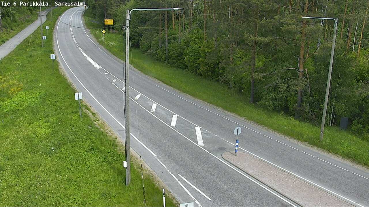 Weather Camera Image Väg 6 Parikkala, Särkisalmi, Parikkala, Etelä-Karjala