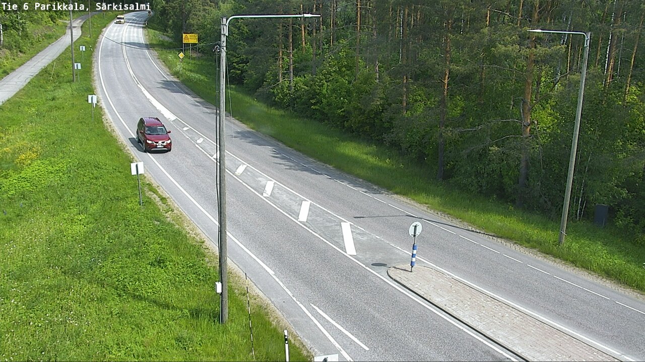 Weather Camera Image Väg 6 Parikkala, Särkisalmi, Parikkala, Etelä-Karjala