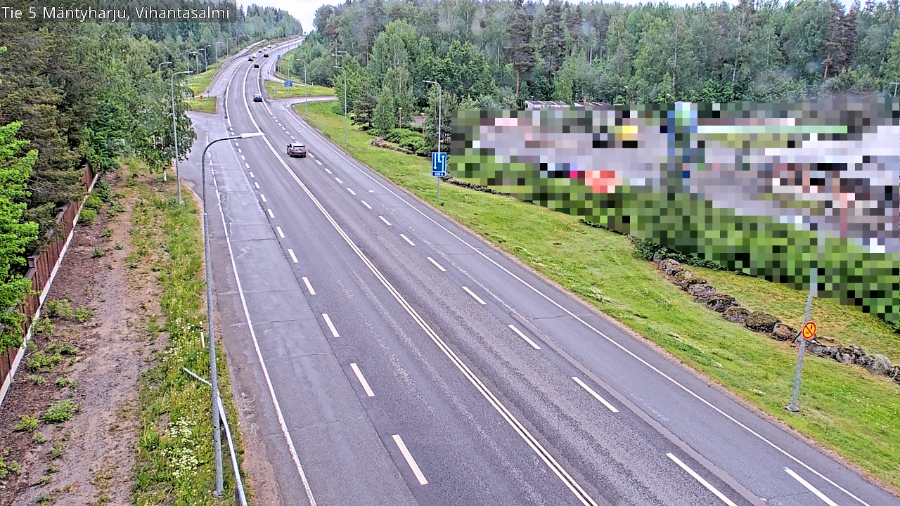 Weather Camera Image Road 5 Mäntyharju, Vihantasalm, Mäntyharju, Etelä-Savo