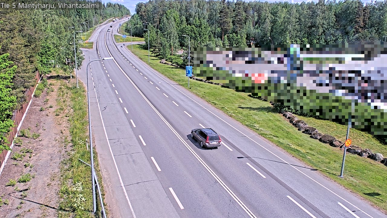 Weather Camera Image Road 5 Mäntyharju, Vihantasalm, Mäntyharju, Etelä-Savo