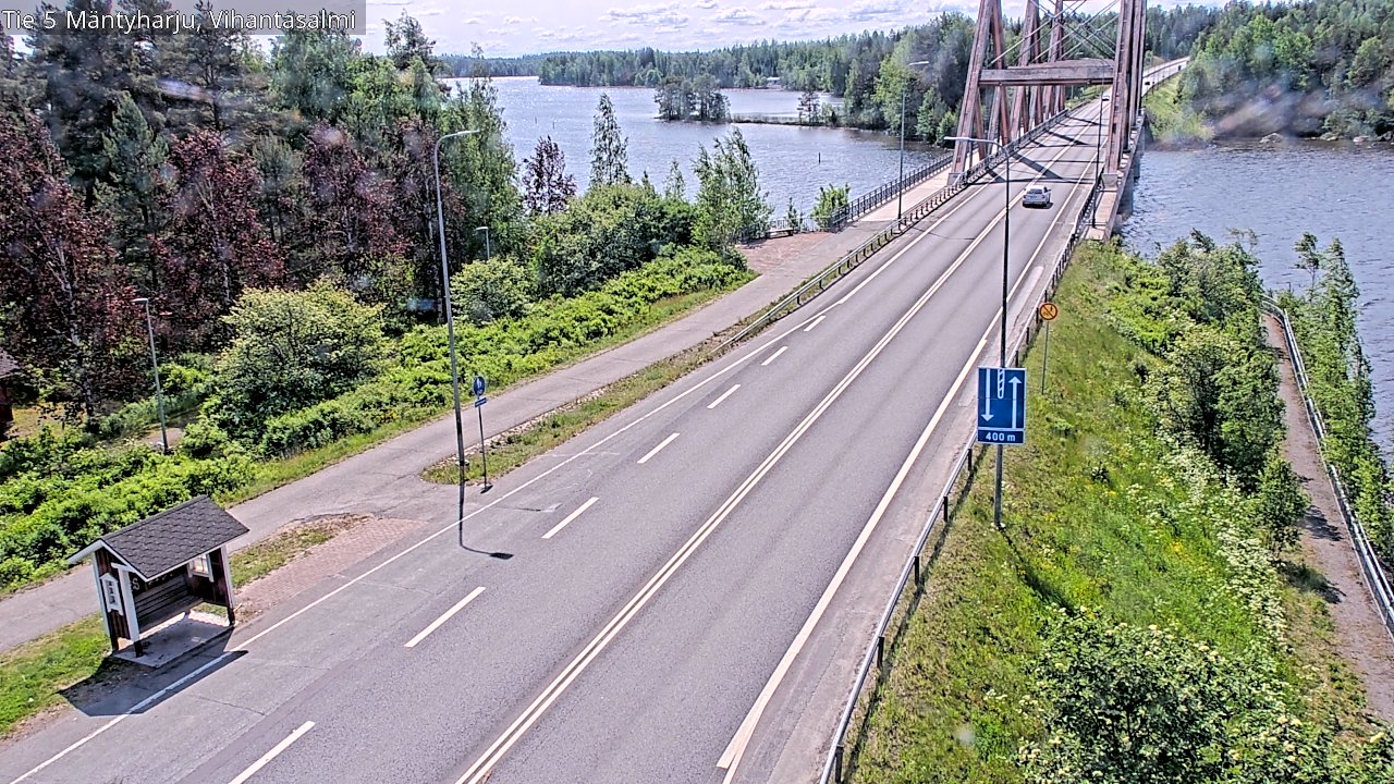 Weather Camera Image Road 5 Mäntyharju, Vihantasalm, Mäntyharju, Etelä-Savo