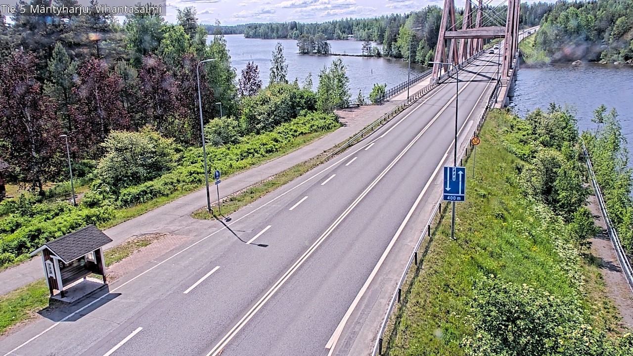 Weather Camera Image Road 5 Mäntyharju, Vihantasalm, Mäntyharju, Etelä-Savo