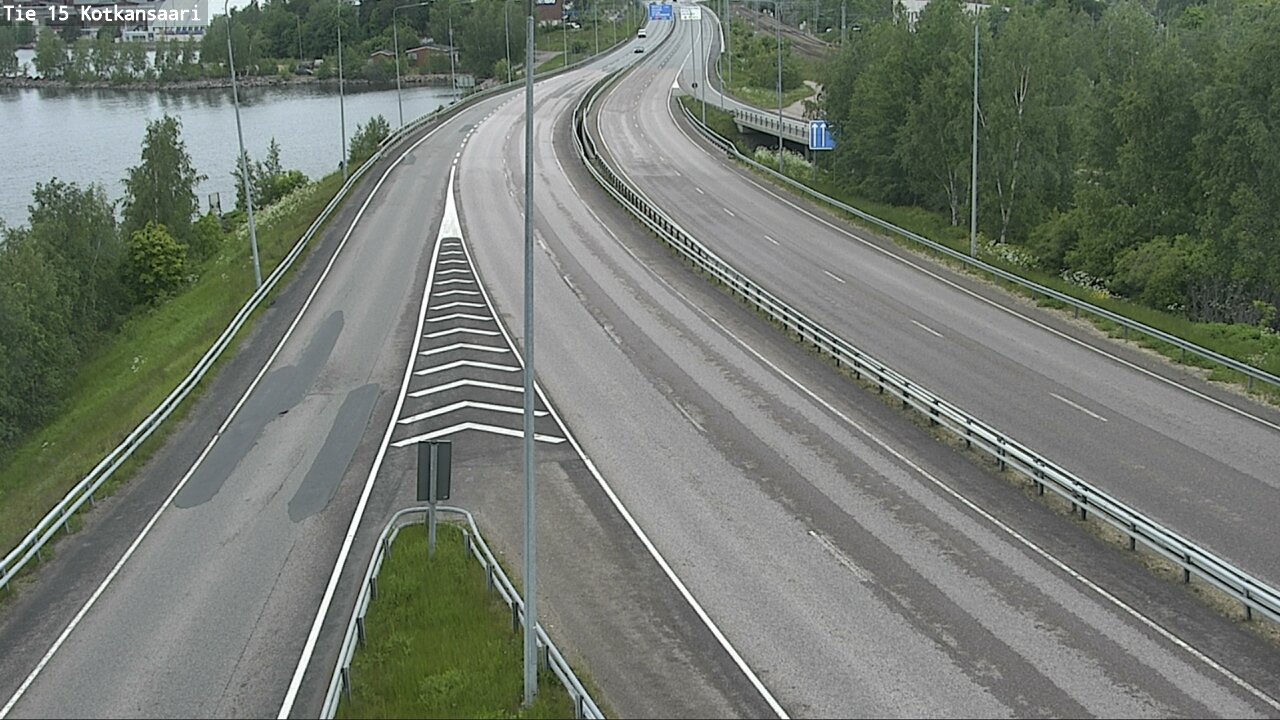 Weather Camera Image Road 15 Kotka, Kotkansaari, Kotka, Kymenlaakso