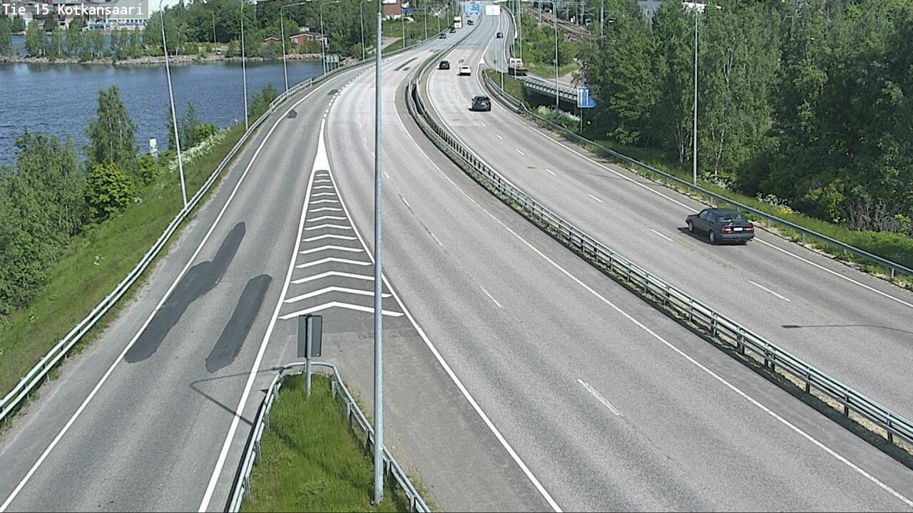 Weather Camera Image Road 15 Kotka, Kotkansaari, Kotka, Kymenlaakso