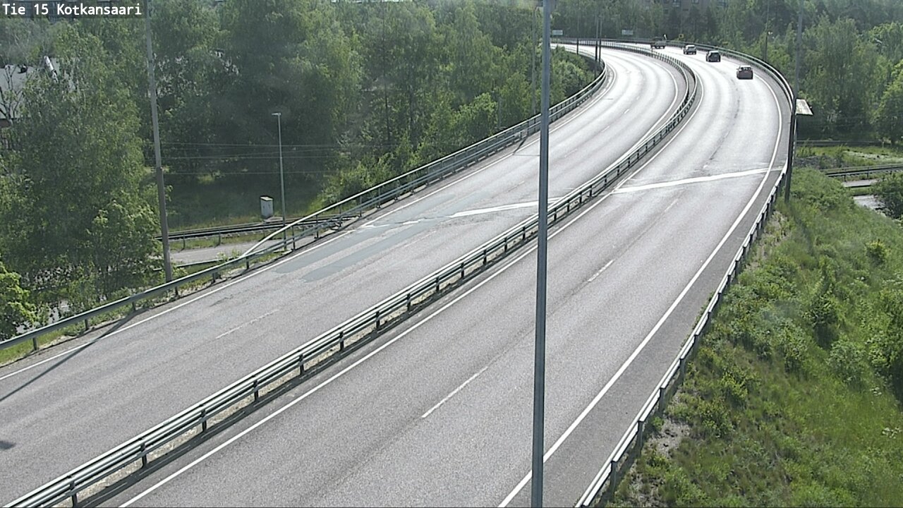 Weather Camera Image Road 15 Kotka, Kotkansaari, Kotka, Kymenlaakso