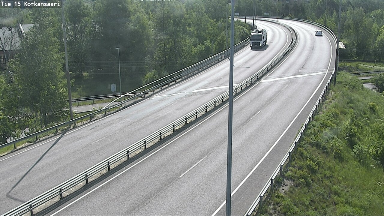 Weather Camera Image Road 15 Kotka, Kotkansaari, Kotka, Kymenlaakso