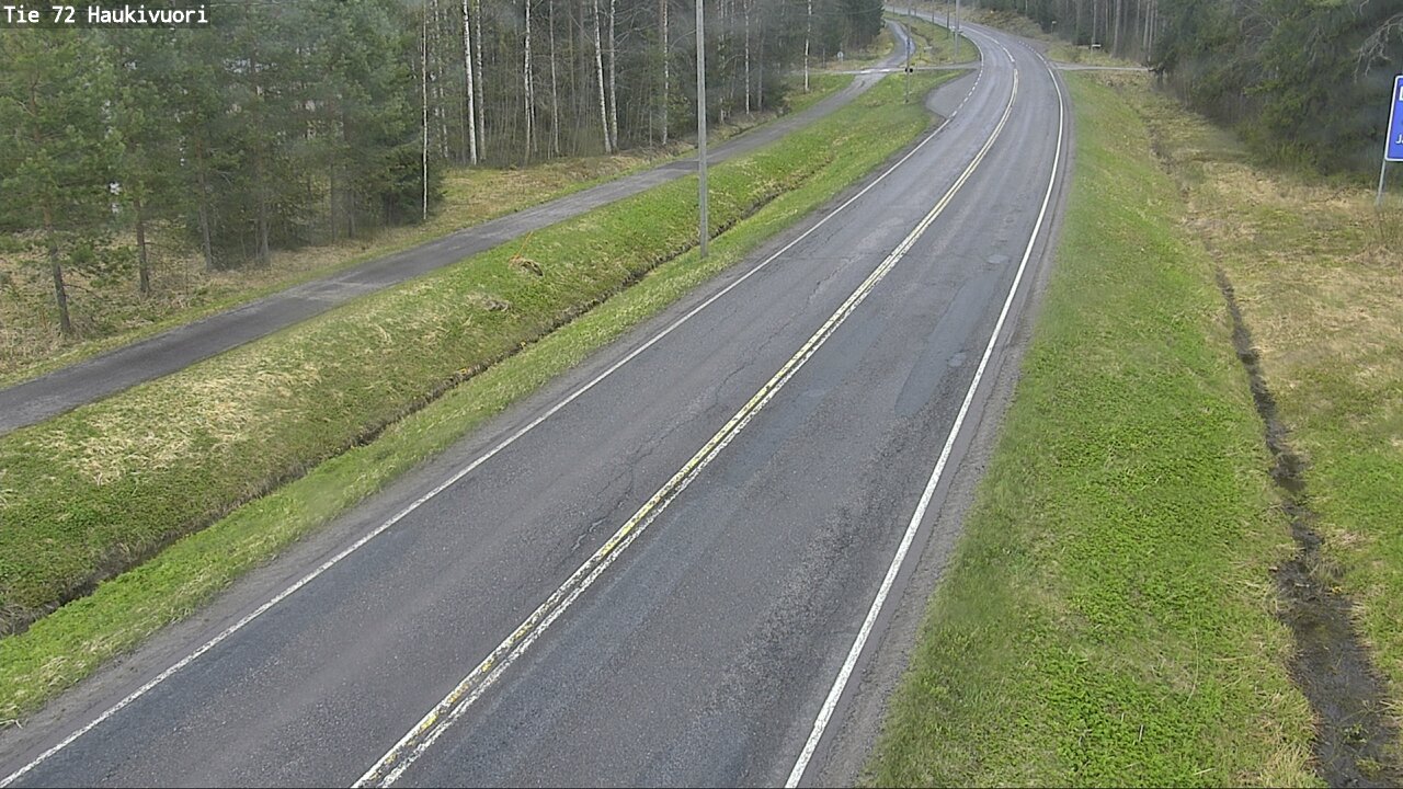 Weather Camera Image Road 72 Haukivuori, Mikkeli, Etelä-Savo