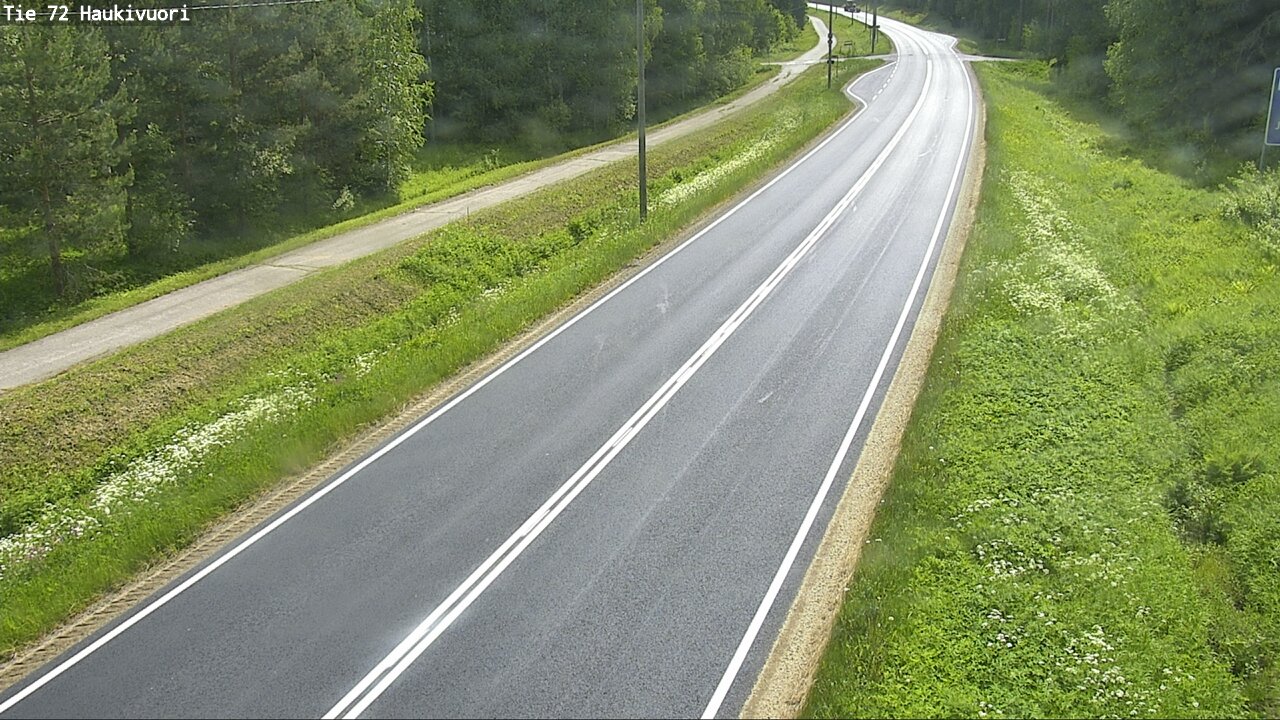 Weather Camera Image Väg 72 Haukivuori, Mikkeli, Etelä-Savo