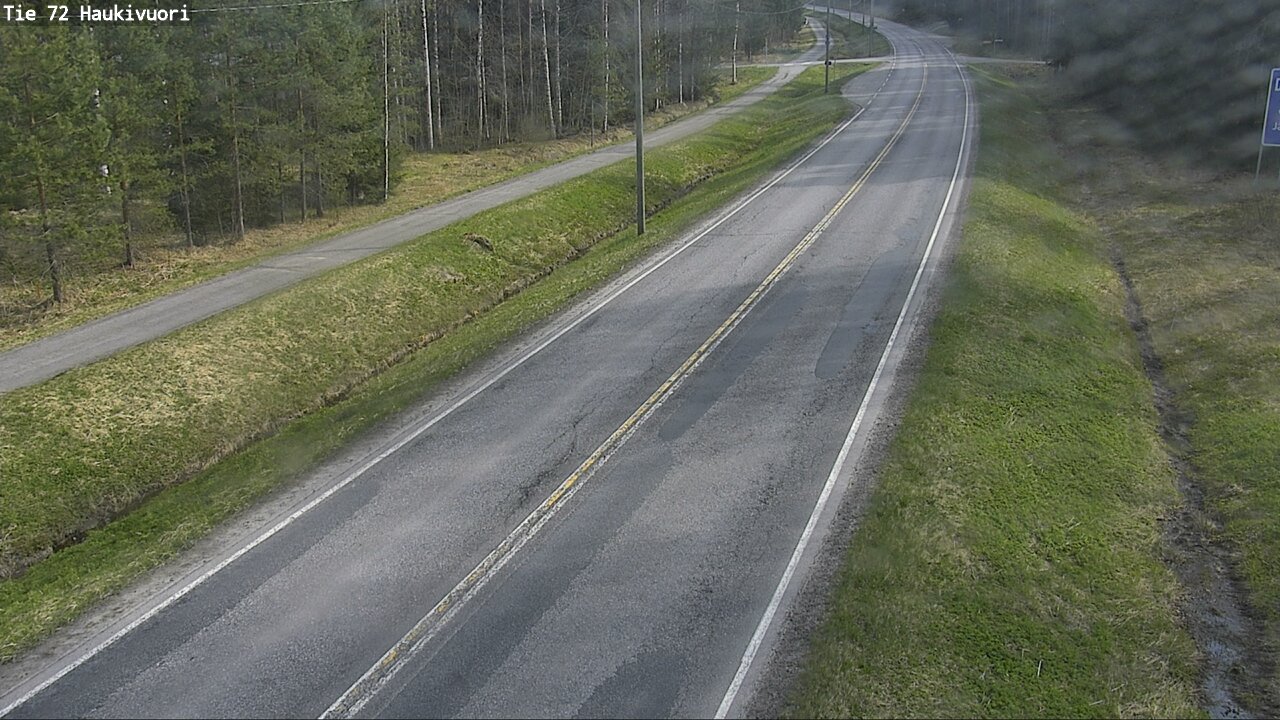 Weather Camera Image Road 72 Haukivuori, Mikkeli, Etelä-Savo