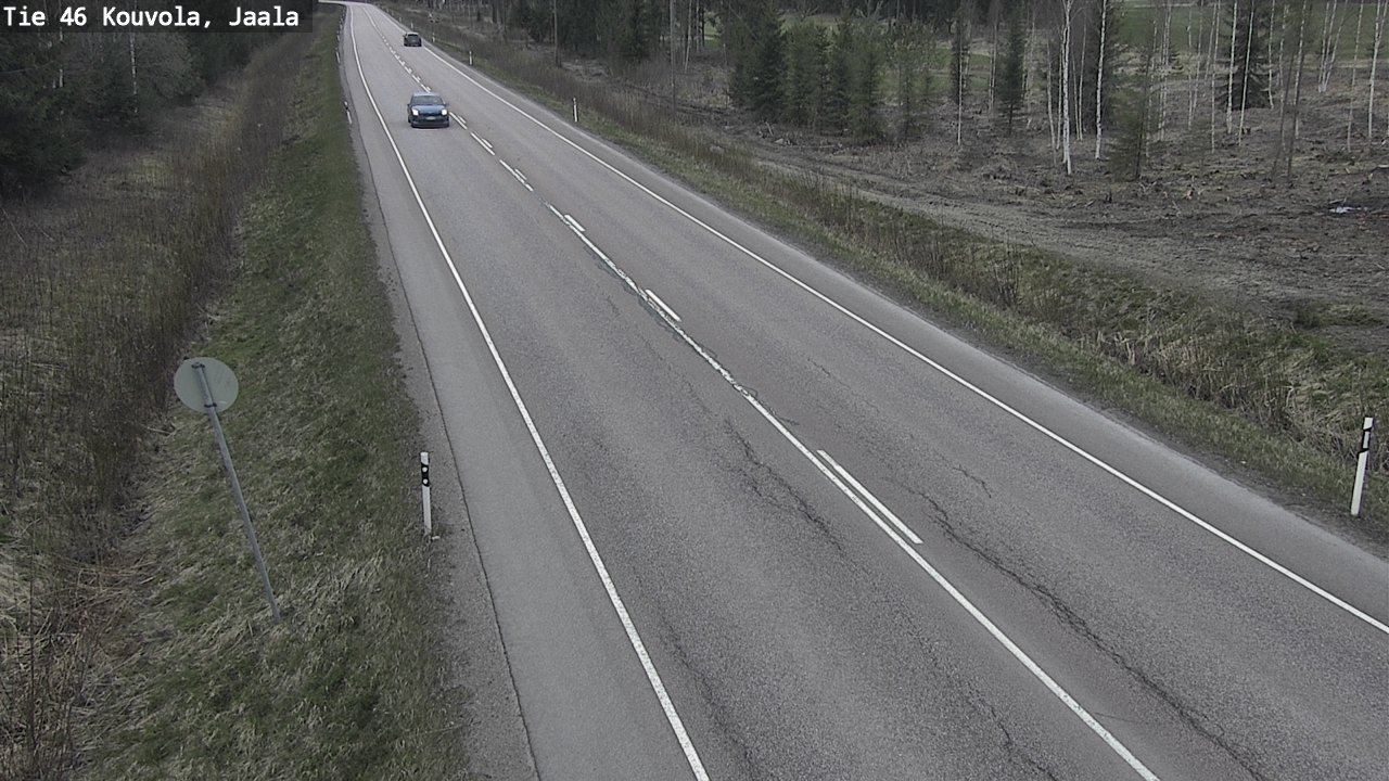 Weather Camera Image Väg 46 Kouvola, Jaala, Kouvola, Kymenlaakso