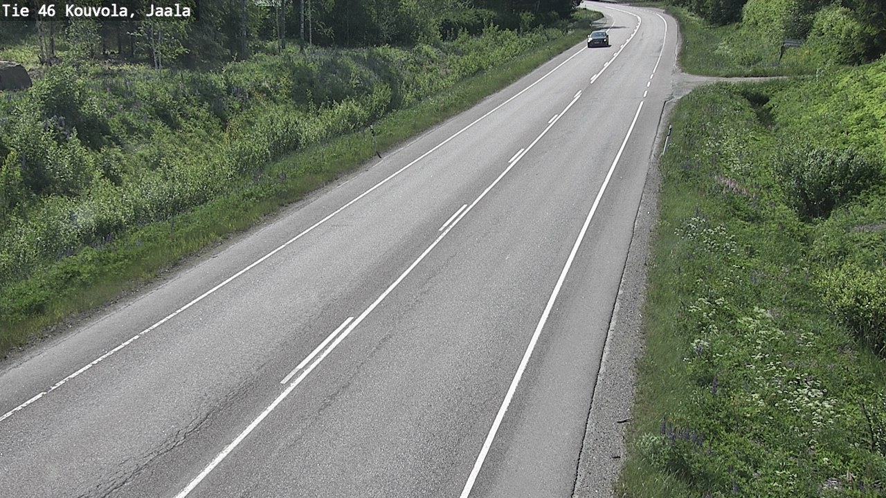 Weather Camera Image Road 46 Kouvola, Jaala, Kouvola, Kymenlaakso