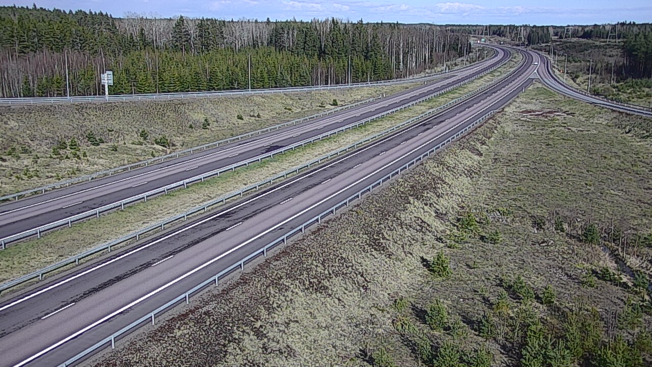 Weather Camera Image Väg 7 Fredrikshamn, Lelu, Hamina, Kymenlaakso