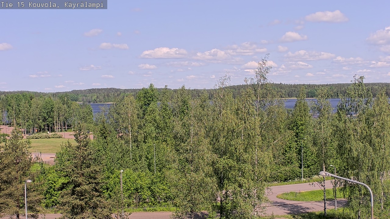 Weather Camera Image Väg 15 Kouvola, Käyrälampi, Kouvola, Kymenlaakso