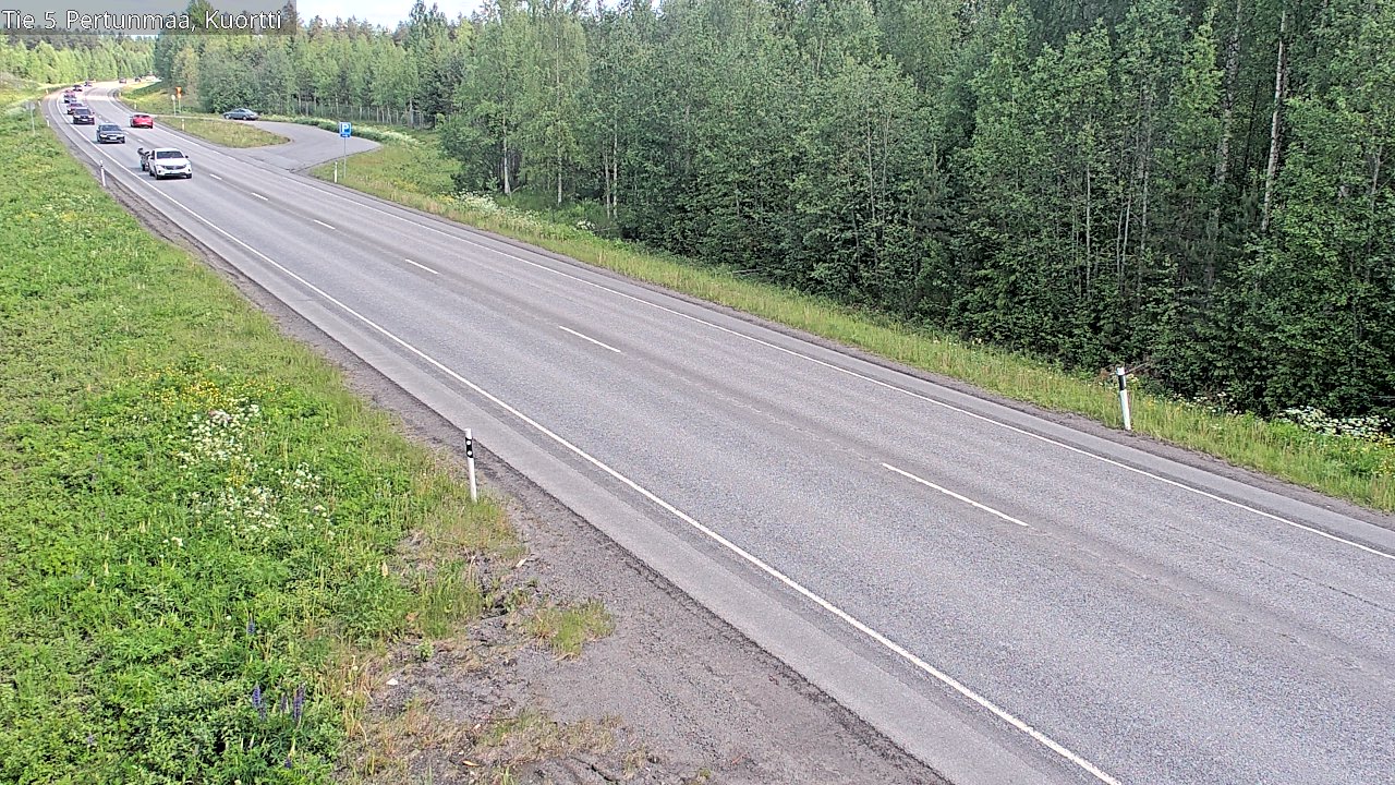 Weather Camera Image Road 5 Pertunmaa, Kuortti, Pertunmaa, Etelä-Savo