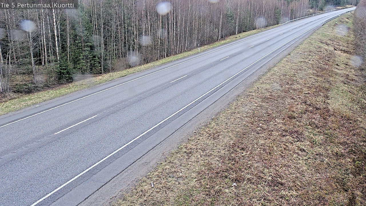 Weather Camera Image Road 5 Pertunmaa, Kuortti, Pertunmaa, Etelä-Savo