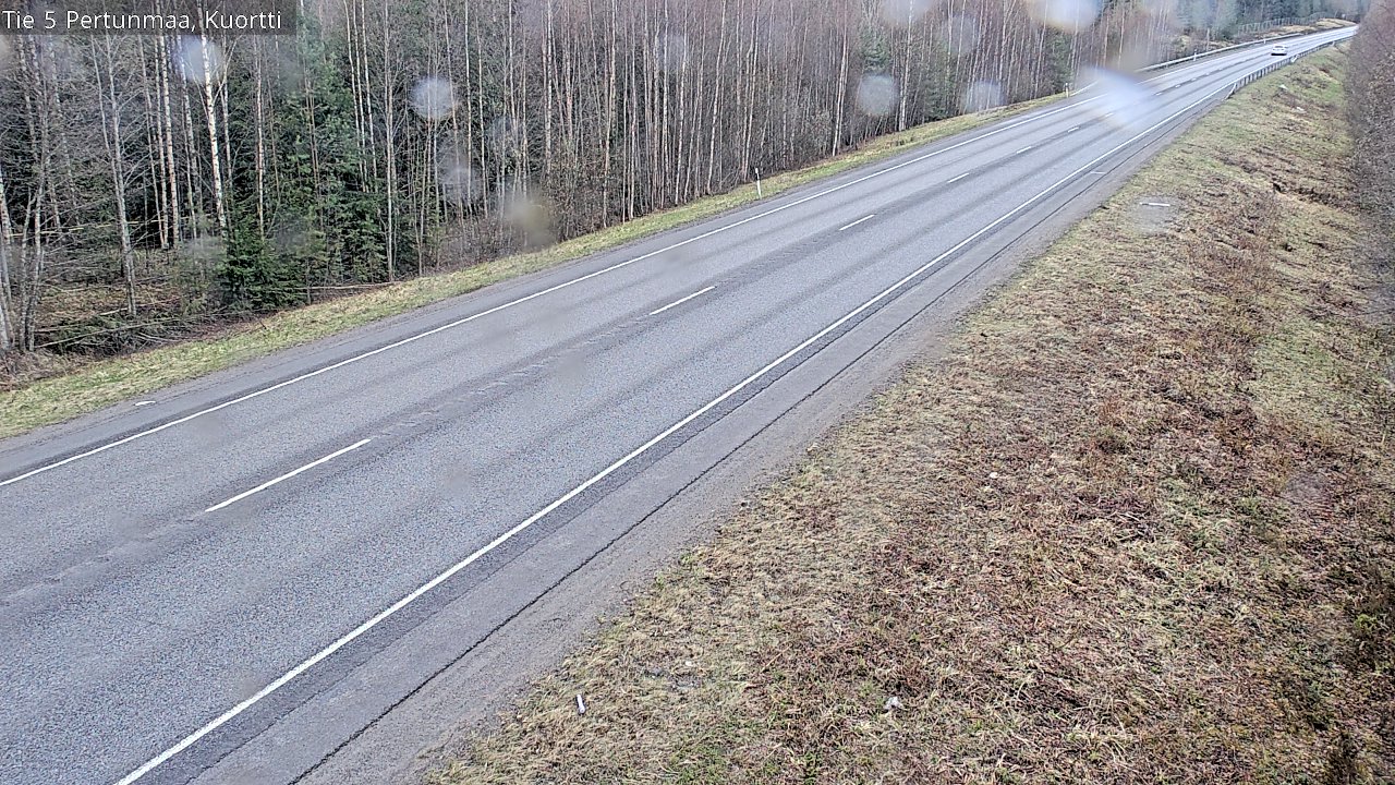 Weather Camera Image Road 5 Pertunmaa, Kuortti, Pertunmaa, Etelä-Savo