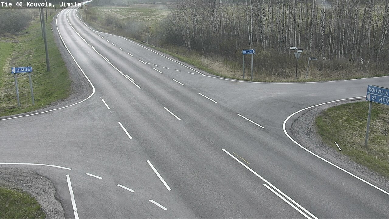 Weather Camera Image Väg 46 Kouvola, Uimila, Kouvola, Kymenlaakso