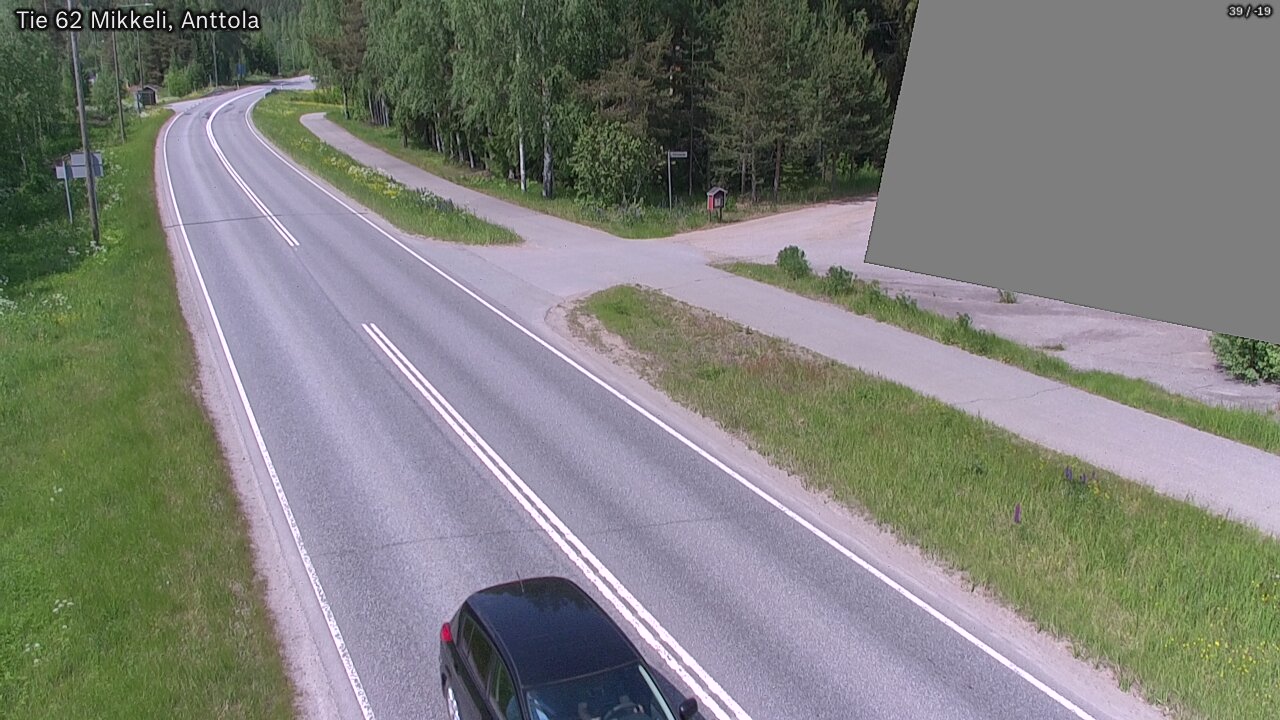 Weather Camera Image Road 62 Mikkeli, Anttola, Mikkeli, Etelä-Savo