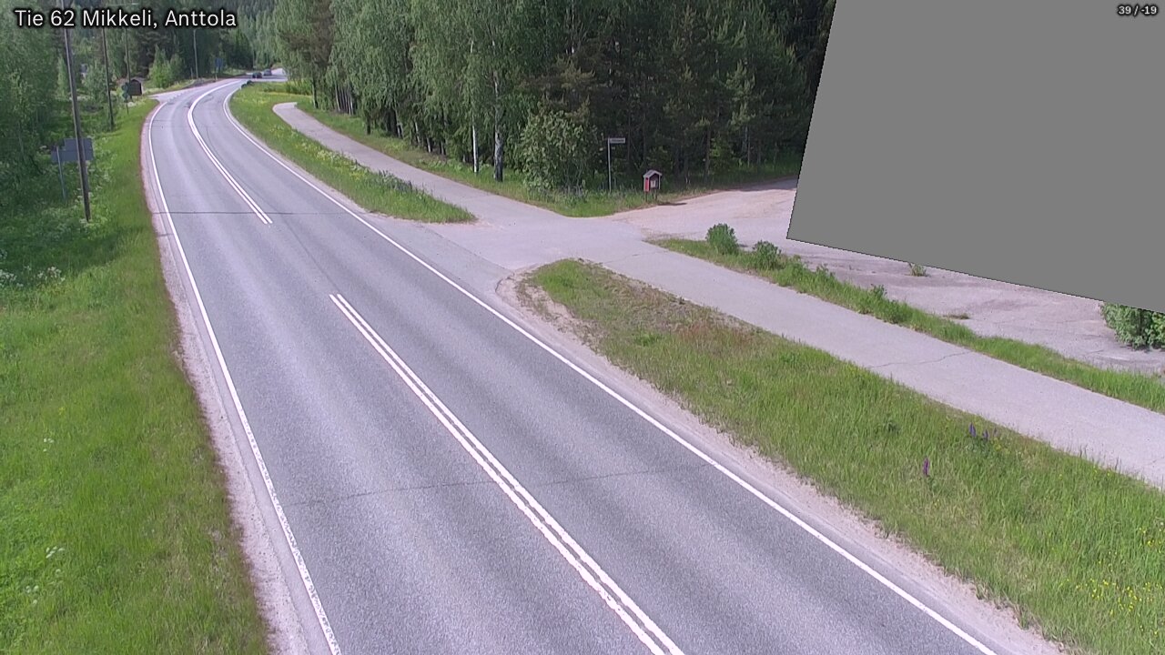 Weather Camera Image Väg 62 S:t Michel, Anttola, Mikkeli, Etelä-Savo