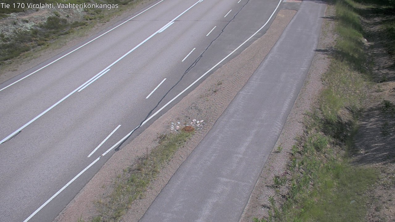 Weather Camera Image Väg 170 Vederlax, Vaahterikonkangas, Virolahti, Kymenlaakso