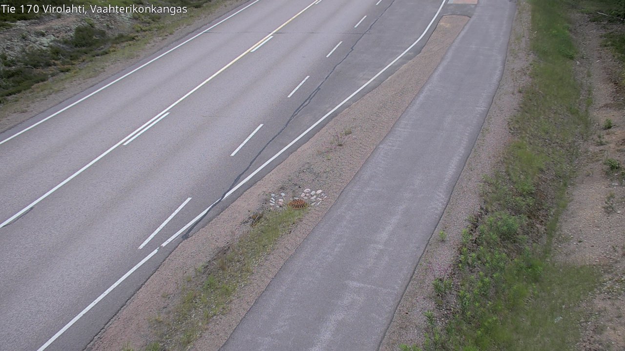 Weather Camera Image Väg 170 Vederlax, Vaahterikonkangas, Virolahti, Kymenlaakso