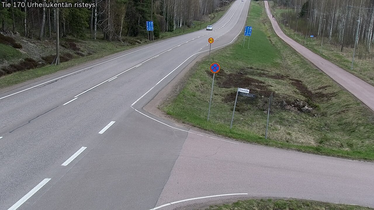 Kelikamerat Kuva Tie 170 Virolahti Urheilukentän risteys, Virolahti, Kymenlaakso