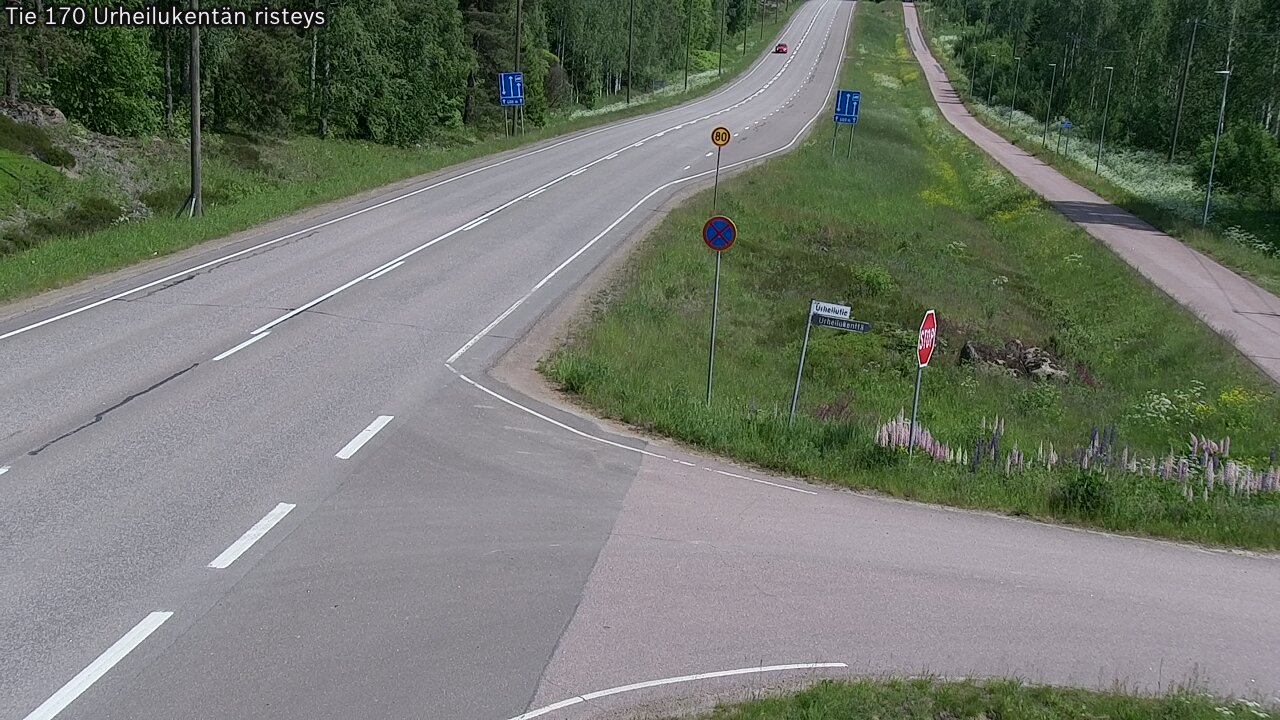 Weather Camera Image Road 170 Virolahti Sports field crossing, Virolahti, Kymenlaakso