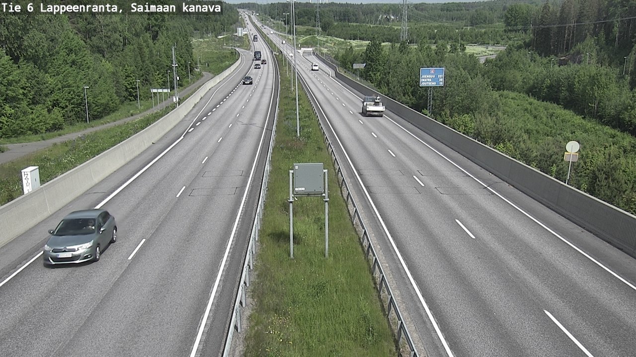 Kelikamerat Kuva Tie 6 Lappeenranta, Saimaan kanava, Lappeenranta, Etelä-Karjala