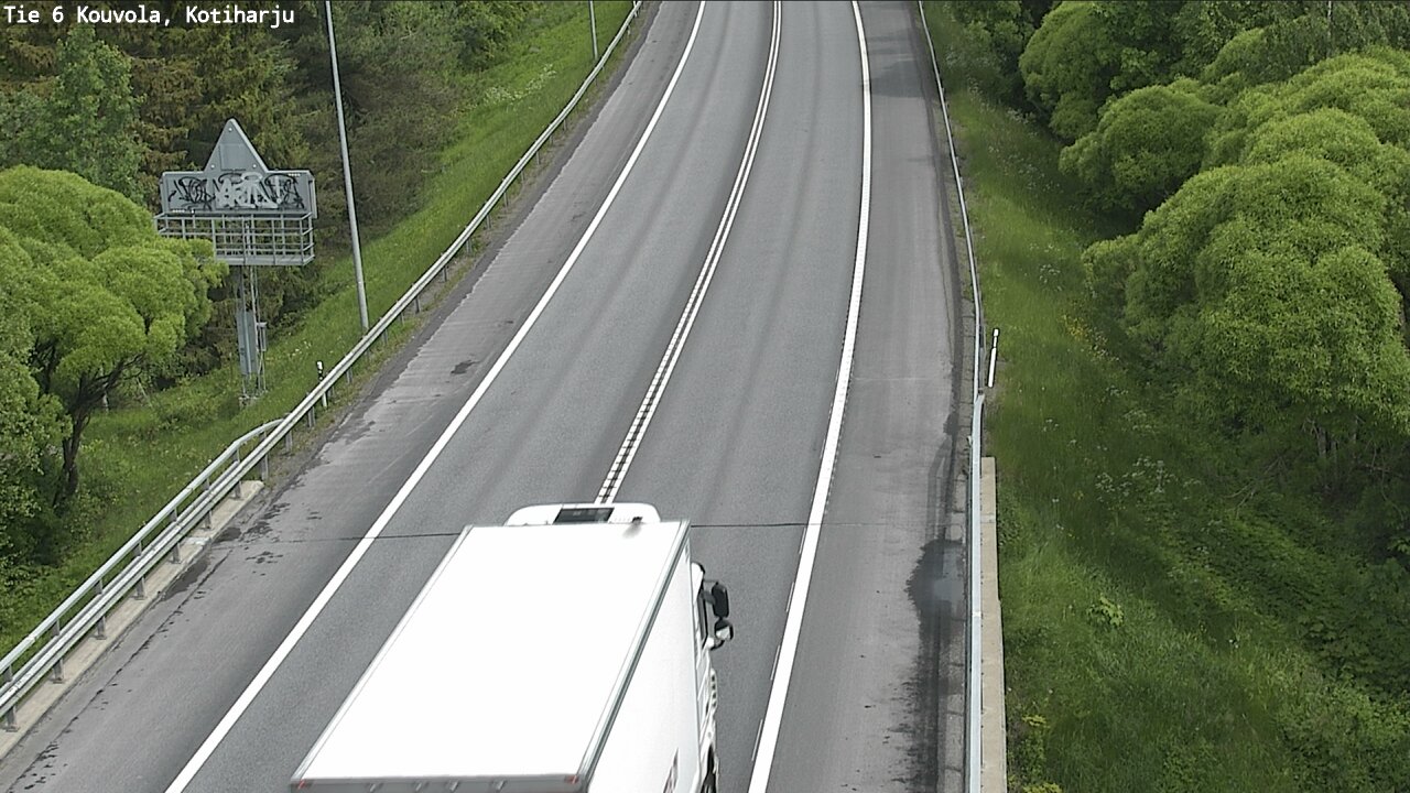 Weather Camera Image Väg 6 Kouvola, Kotiharju, Kouvola, Kymenlaakso