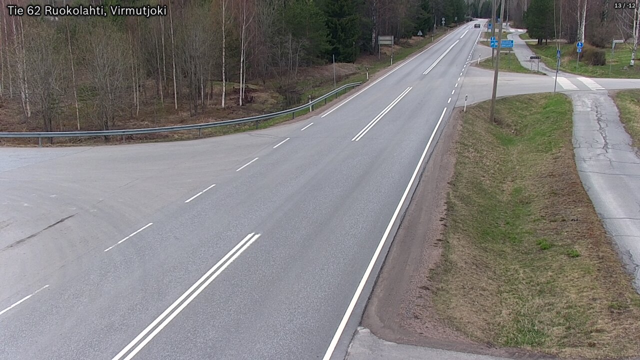 Weather Camera Image Väg 62 Virmutjoki, Ruokolahti, Etelä-Karjala