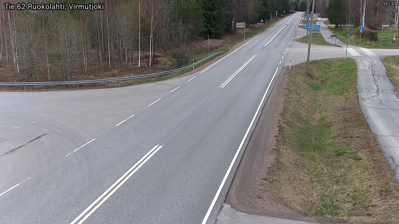 Weather Camera Image Road 62 Virmutjoki, Ruokolahti, Etelä-Karjala