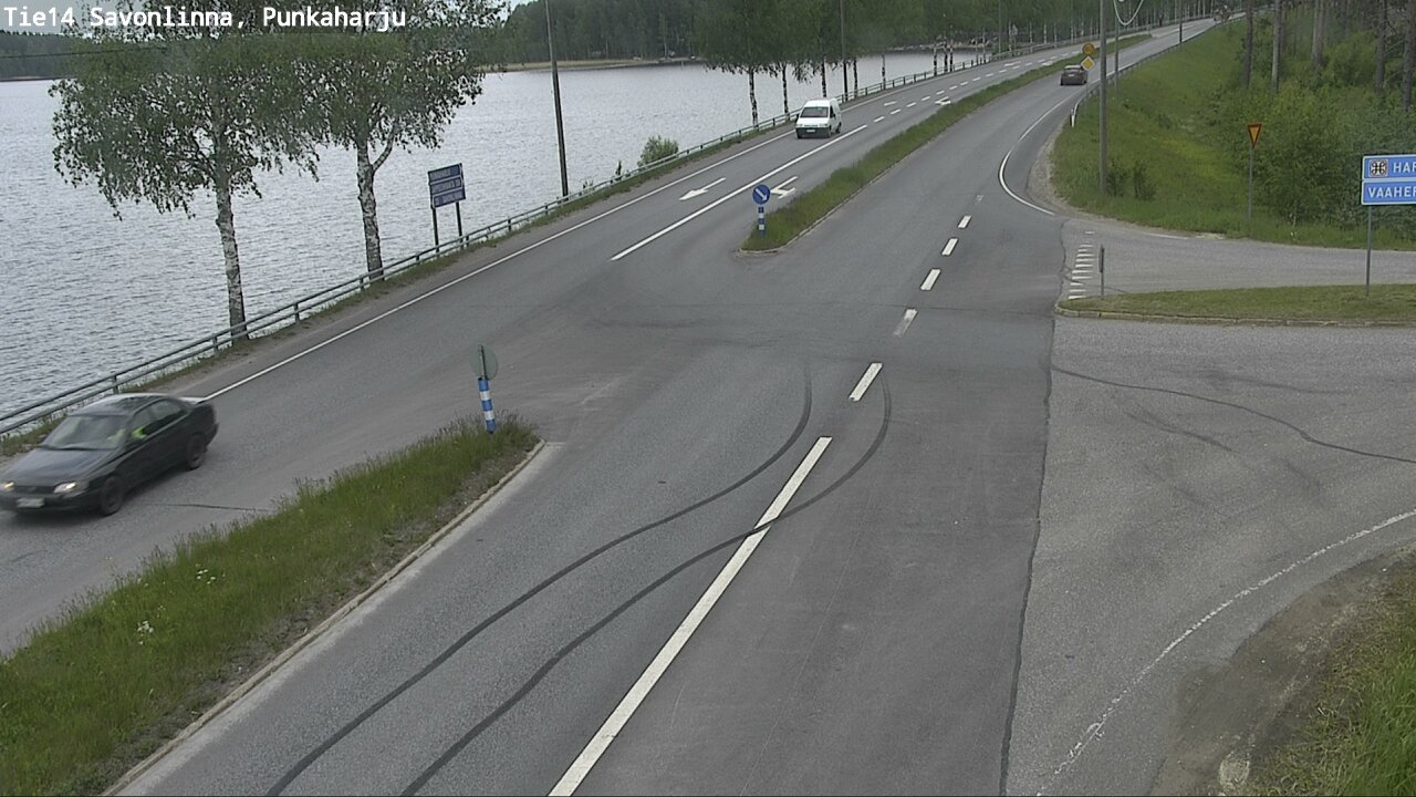 Weather Camera Image Väg 14 Savonlinna, Punkaharju, Savonlinna, Etelä-Savo