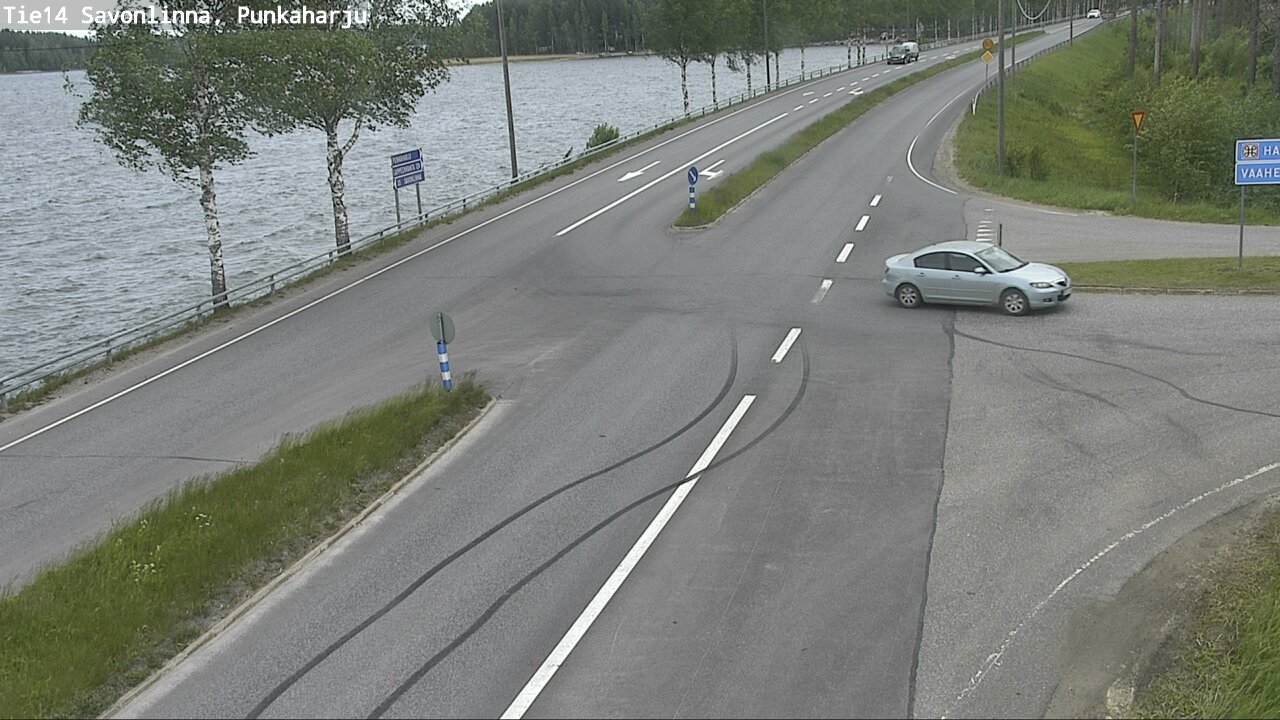 Weather Camera Image Road 14 Savonlinna, Punkaharju, Savonlinna, Etelä-Savo