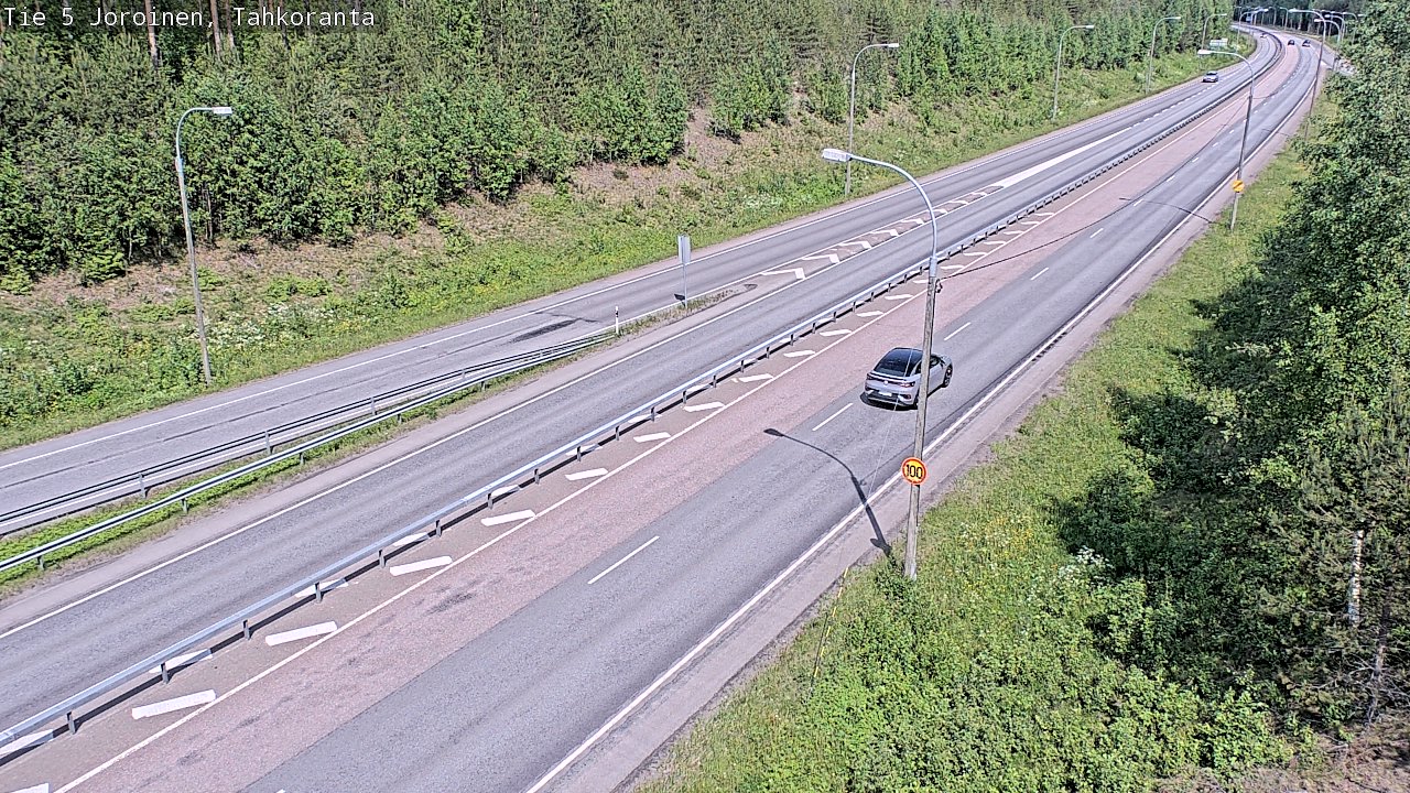 Weather Camera Image Road 5 Joroinen, Tahkoranta, Joroinen, Pohjois-Savo