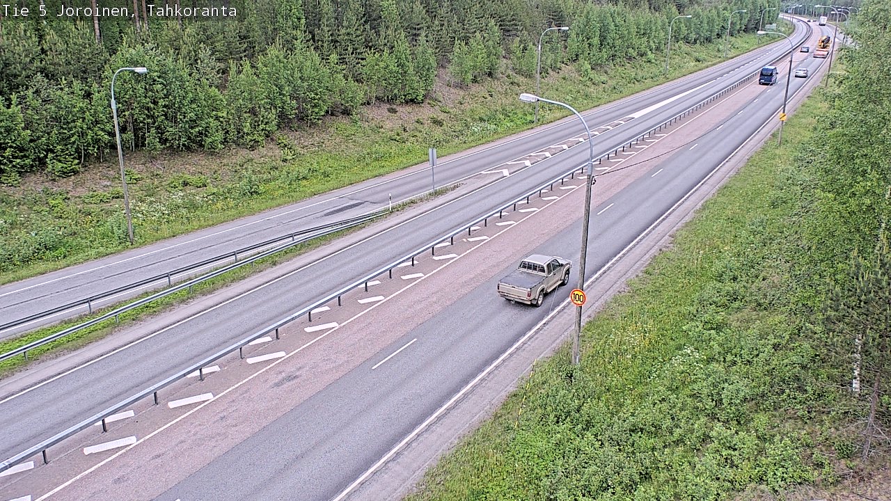 Weather Camera Image Road 5 Joroinen, Tahkoranta, Joroinen, Pohjois-Savo