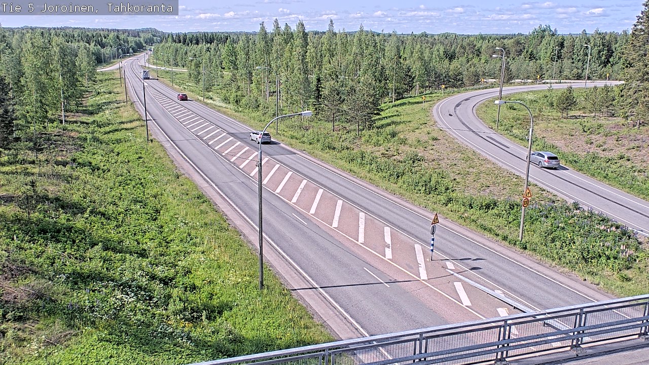 Weather Camera Image Road 5 Joroinen, Tahkoranta, Joroinen, Pohjois-Savo