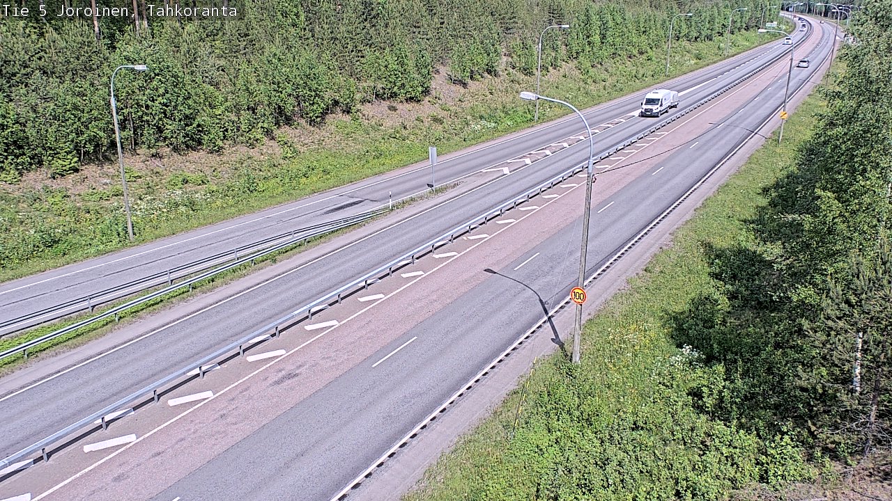 Weather Camera Image Väg 5 Jorois, Tahkoranta, Joroinen, Pohjois-Savo