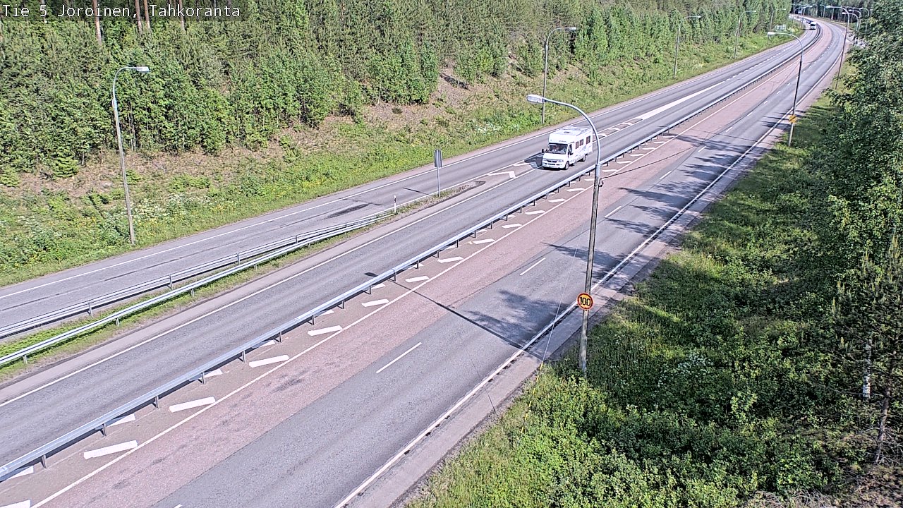 Weather Camera Image Road 5 Joroinen, Tahkoranta, Joroinen, Pohjois-Savo