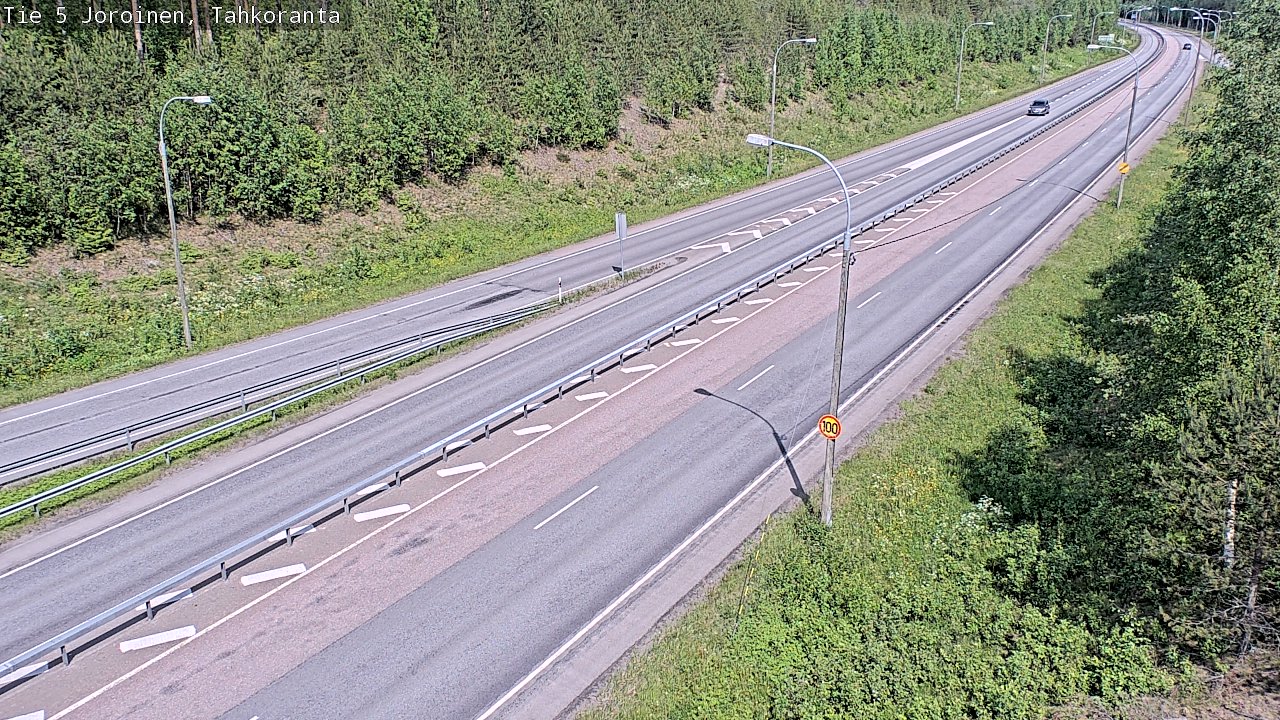 Weather Camera Image Road 5 Joroinen, Tahkoranta, Joroinen, Pohjois-Savo