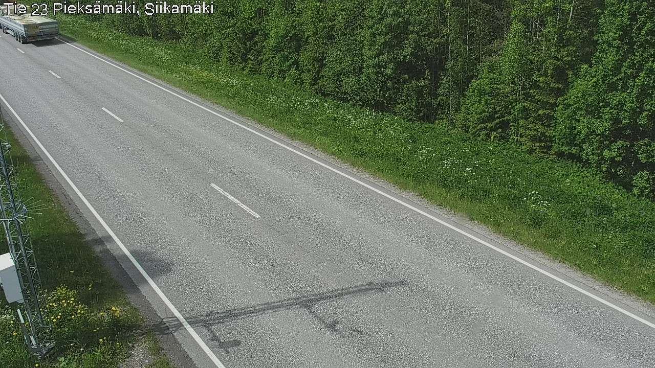 Weather Camera Image Road 23 Pieksämäki, Siikamäki, Pieksämäki, Etelä-Savo
