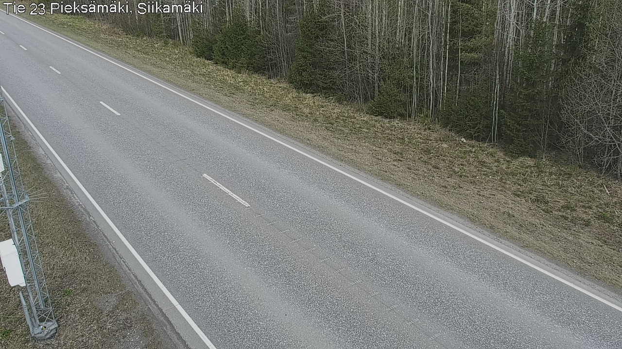 Weather Camera Image Väg 23 Pieksämäki, Siikamäki, Pieksämäki, Etelä-Savo