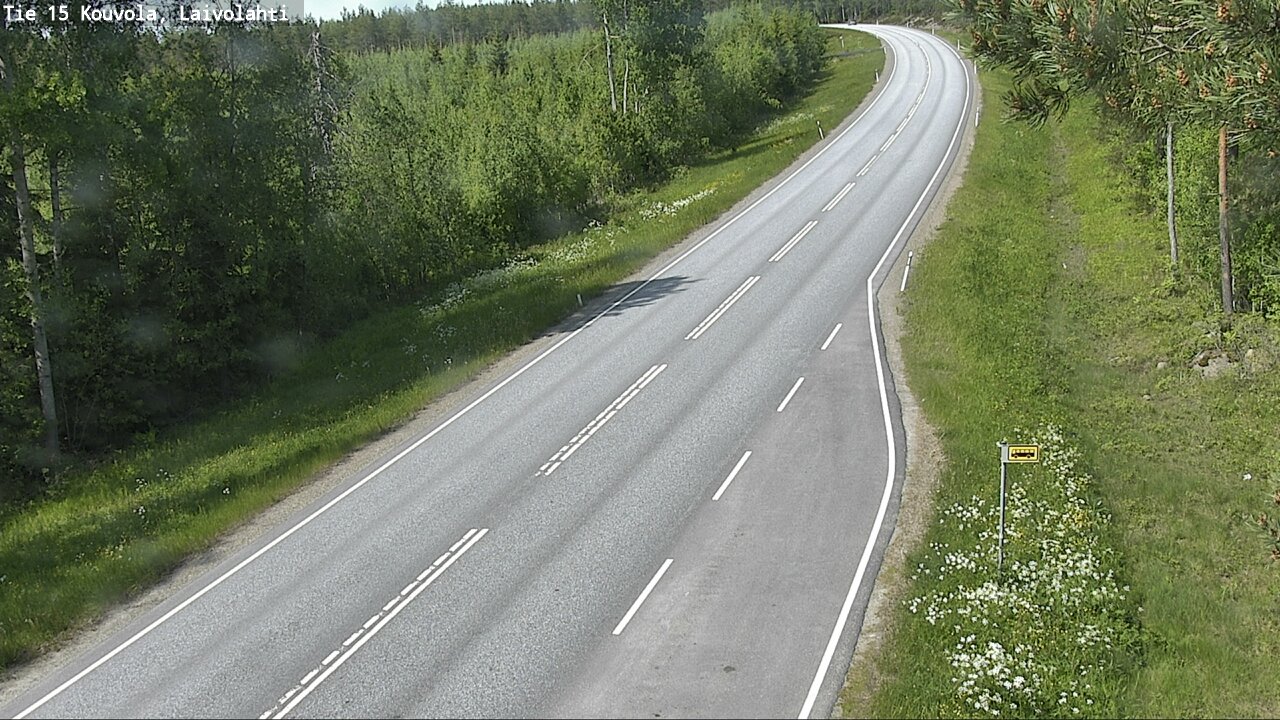Weather Camera Image Road 15 Laivolahti, Mäntyharju, Etelä-Savo