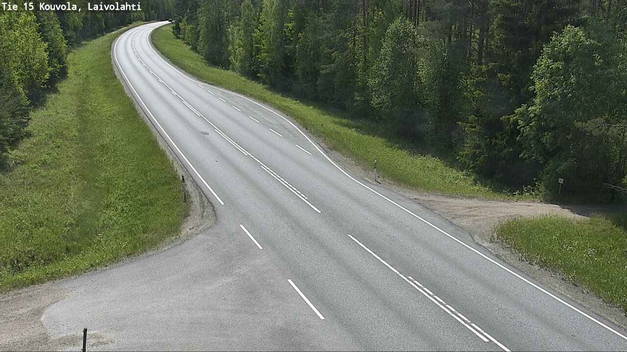 Weather Camera Image Väg 15 Laivolahti, Mäntyharju, Etelä-Savo
