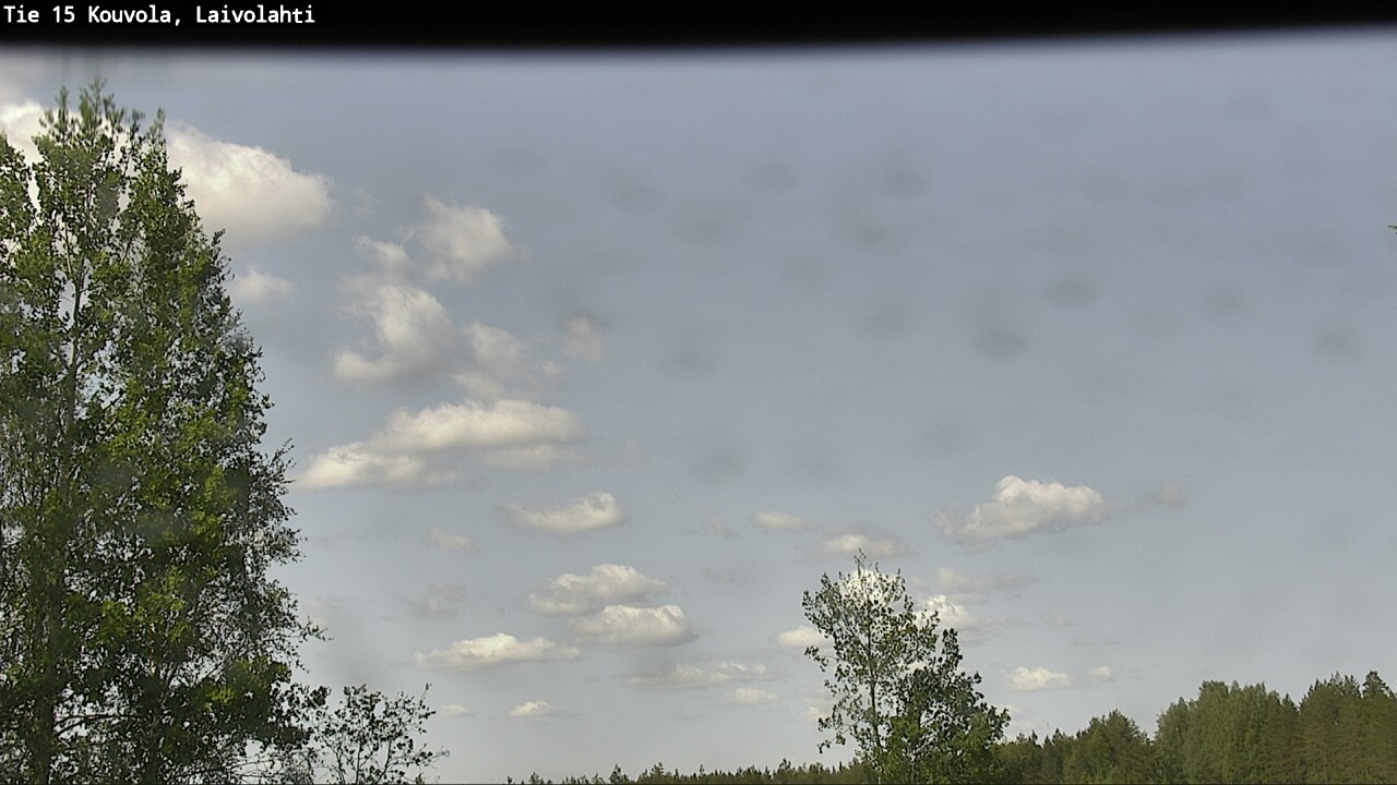 Weather Camera Image Road 15 Laivolahti, Mäntyharju, Etelä-Savo