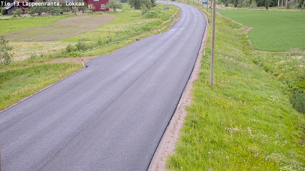 Kelikamerat Kuva Tie 13 Lokkaan suora, Lappeenranta, Etelä-Karjala