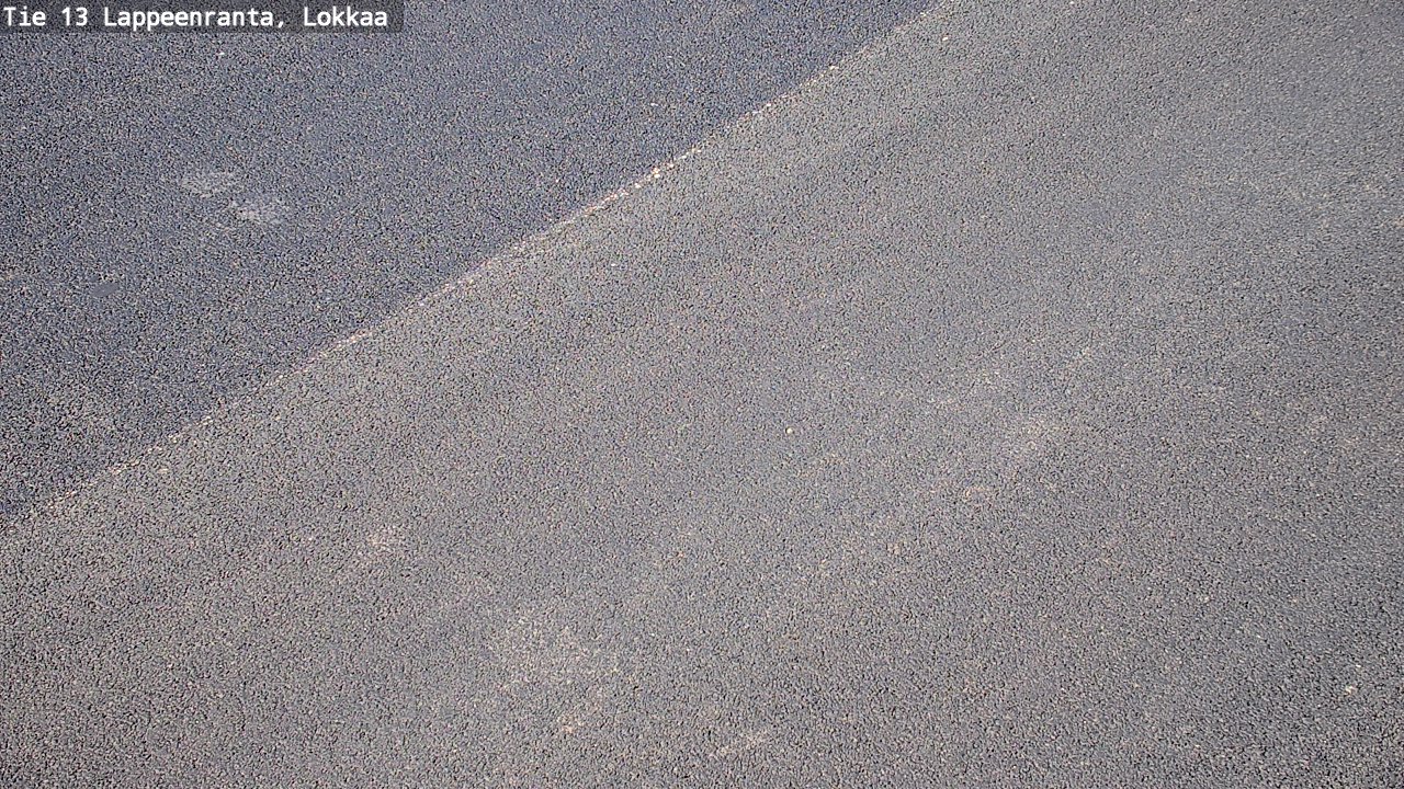 Weather Camera Image Road 13 Lokkaa straight, Lappeenranta, Etelä-Karjala