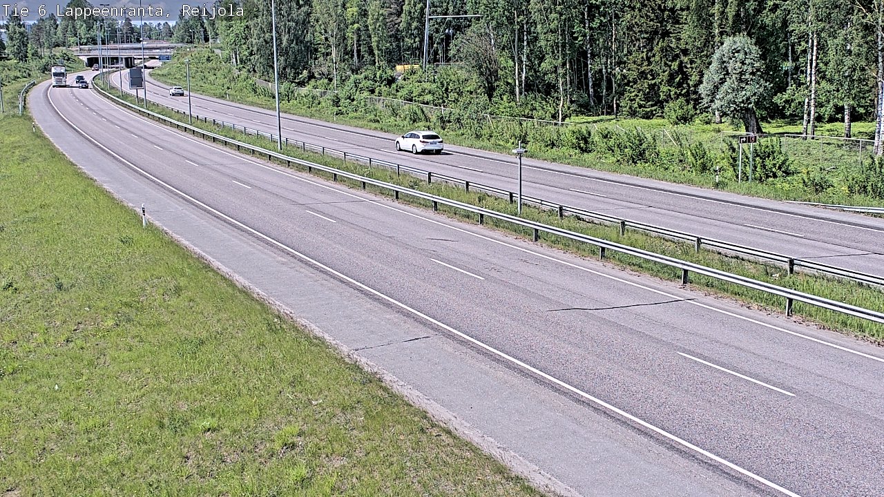 Weather Camera Image Road 6 Lappeenranta, Reijola, Lappeenranta, Etelä-Karjala