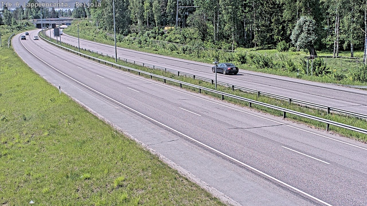 Weather Camera Image Road 6 Lappeenranta, Reijola, Lappeenranta, Etelä-Karjala