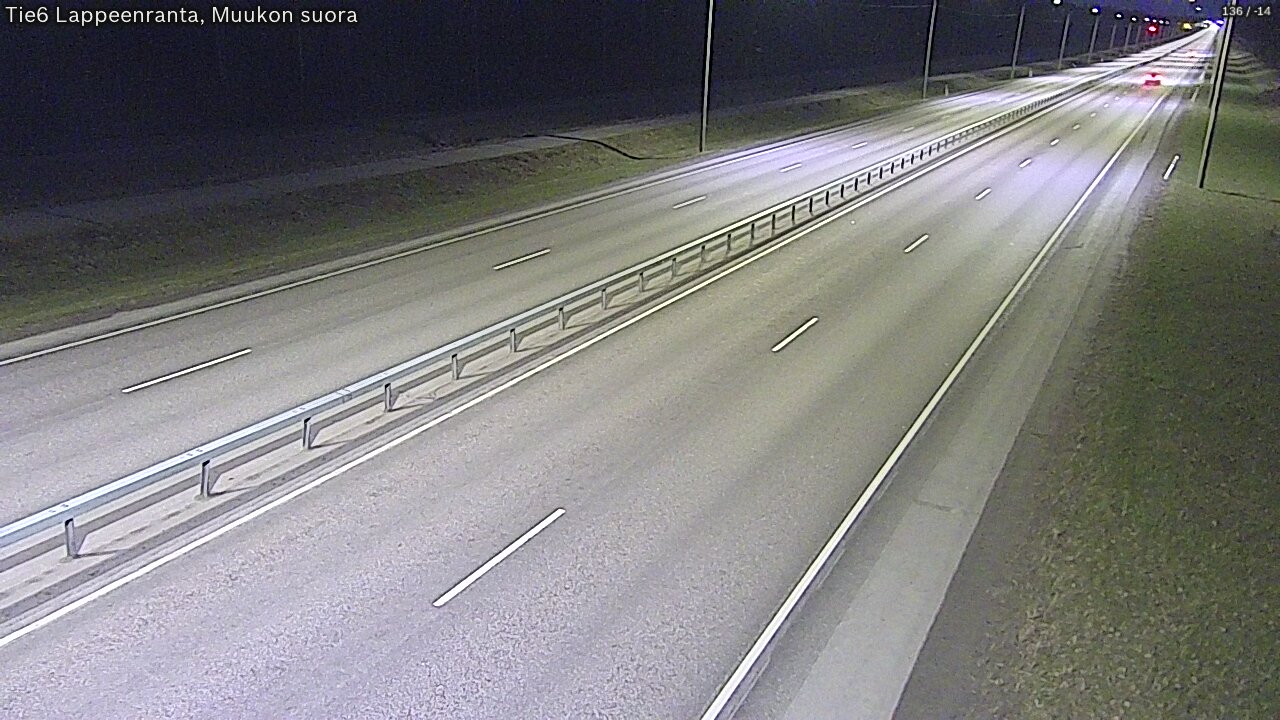 Weather Camera Image Tie 6 Villmanstrand, Muukko rakan, Lappeenranta, Etelä-Karjala