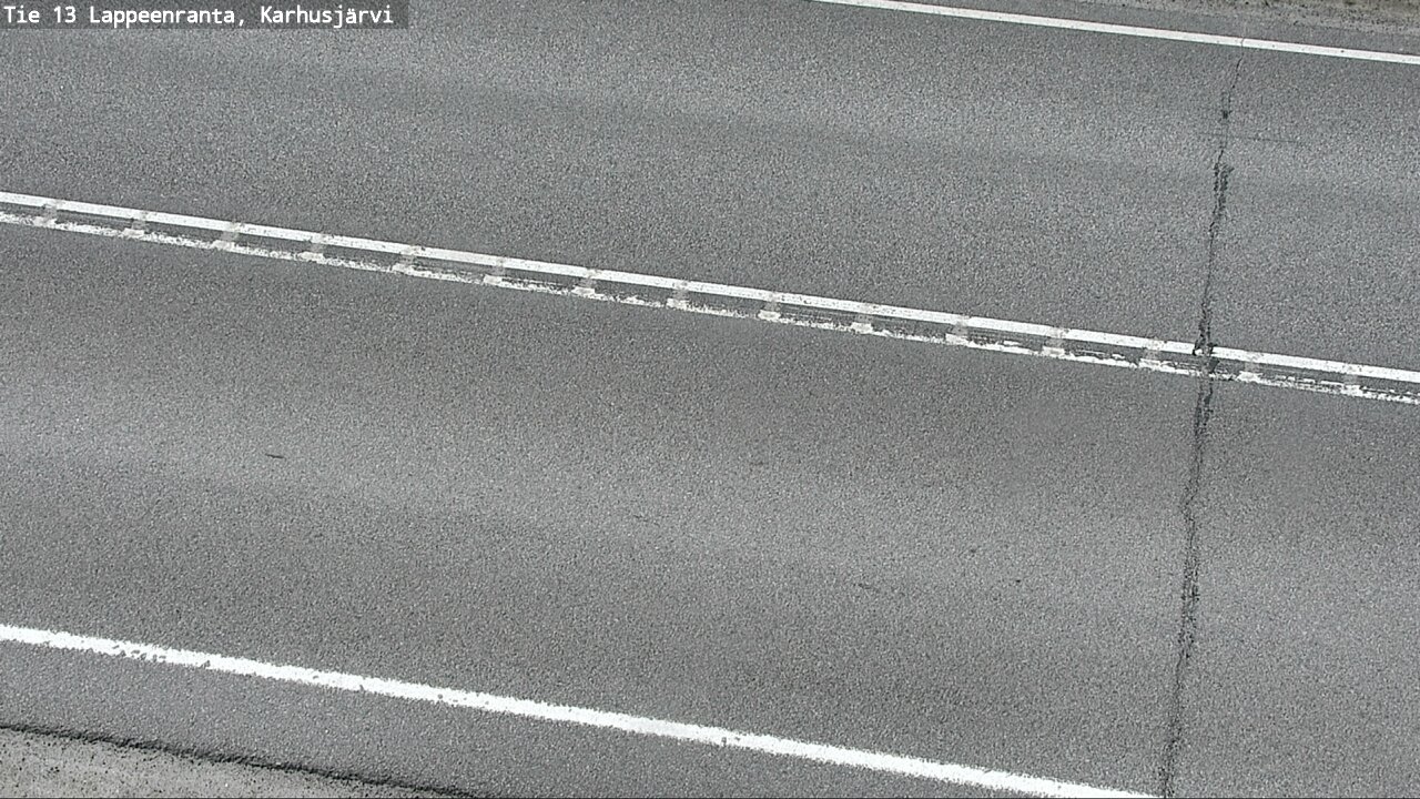 Weather Camera Image Väg 13 Karhusjärvi, Lappeenranta, Etelä-Karjala
